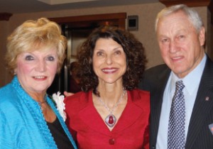 Nancy, Pam Tebow, Bull at Salvation Army Founders Day Luncheon
