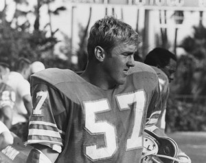 Bull after a defensive series for the Miami Dolphins (1968)